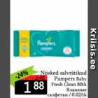 Allahindlus - Niisked salvrätikud Pampers Baby Fresh Clean 80 tk