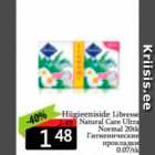 Hügieeniside Libresse Natural Care Ultra Normal 20 tk