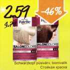 Schwarzkopf püsivärv, toonivalik