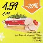 Maks&Moorits keeduvorst Moskva, 600 g