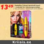 Allahindlus - Maybelline Colossal ripsmetušš (must)
+ veekindel 2in1 silmameigieemaldaja