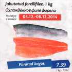 Allahindlus - Jahutatud forellifilee, 1 kg