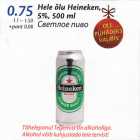 Allahindlus - Hele õlu Heineken