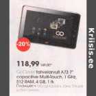 GoClever tahvelarvuti А73 7" capacitive Multi-Touch, l GHz,512 RАM,4 GB, 1 tk