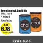 Allahindlus - Tee-piimajook David Rio
398g / 2 sorti
