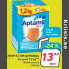 Allahindlus - Aptamil 2 jätkupiimasegu,
 6+ kuud, 1,2 kg***