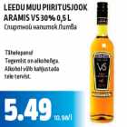 LEEDU MUU PIIRITUSJOOK
ARAMIS VS