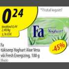 Allahindlus - Fa tükiseep Yoghurt Aloe Vera või Fresh Energizing