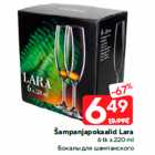 Šampanjapokaalid Lara
