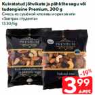 Allahindlus - Kuivatatud jõhvikate ja pähklite segu või
tudengieine Premium, 300 g
