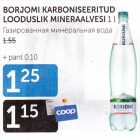 BORJOMI KARBONISEERITUD LOODUSLIK MINERAALVESI 1 L