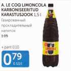 A.LE COQ LIMONCOLA KARBONISEERITUD KARASTUSJOOK 1,5 L