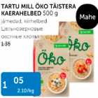 TARTU MILL ÖKO TÄISTERA KAERAHELBED 500 g