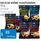 Allahindlus - DELICHE KRÕBE JUUSTUSNÄKK 35 g