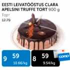 EESTI LEIVATÖÖSTUS CLARA APELSINI TRUFFE TORT 900 G