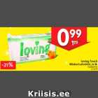 Allahindlus - Loving Touch
Niisked salvrätid, 72 tk