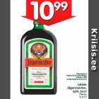 Allahindlus - Liköör
Jägermeister,
35%, 70 cl