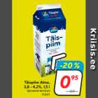 Täispiim Alma,
3,8 - 4,2%, 1,5 l