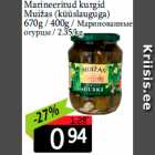 Маринованные
огурцы