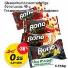 Allahindlus - Glasuuritud dessert vahvliga Bono Luxus