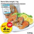 Магазин:Maxima,Скидка:Стейки из норвежского лосося
