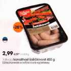 Магазин:Selver,Скидка:Шашлычная колбаса из курятины