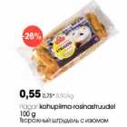 Hagar kohupiima-rosinastruudel 100g