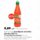 Fat Burner spordijook aroonia-jõhvika 500ml