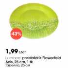Luminaro praetaldrik Flowerfield Anis,25cm, 1tk