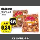 Allahindlus - Kreekerid
200g / 2 sorti
* 10p