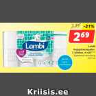 Lambi
majapidamispaber,
3-kihiline, 4 rulli****
