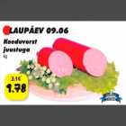 Keeduvorst juustuga kg