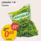 Lehtsalat, 1 tk