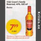 Allahindlus - Viski Grant`s Family Reservid