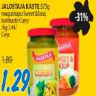 Allahindlus - Jalostaja kaste 
magushape Sweet&Sour
karrikaste Curry