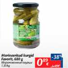 Allahindlus - Marineeritud kurgid Favorit, 680 g