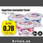 Jogurtine toorpuder Farmi