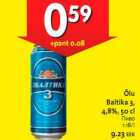 Alkohol - Õlu Baltika