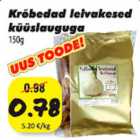 Allahindlus - Krõbedad leivakesed küüslauguga 150g