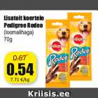 Allahindlus - Lisatoit koertele
Pedigree Rodeo