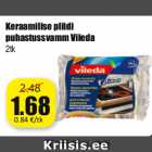 Keraamilise pliidi
puhastussvamm Vileda
2tk
