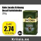 Kohv Jacobs Krönung
Decaff kofeiinivaba
250g