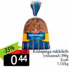 Kodupaiga rukkileib
