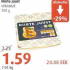 Hiirte juust viilutatud
