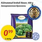 Allahindlus - Külmutatud brokoli Bauer, 400 g