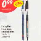 Pastapliiats Exam Grade, sinine või must