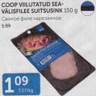 Allahindlus - COOP VIILUTATUD SEAVÄLISFILEE SUITSUSINK 150 G