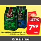 Kohvioad Paulig Presidentti, 1 kg

