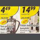 Allahindlus - Toro presskann Melfi XL
Fiskars kokanugade komplekt