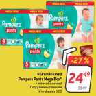 Allahindlus - Püksmähkmed
Pampers Pants Mega Box*